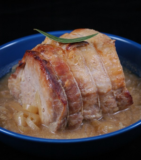 Roti de porc au four